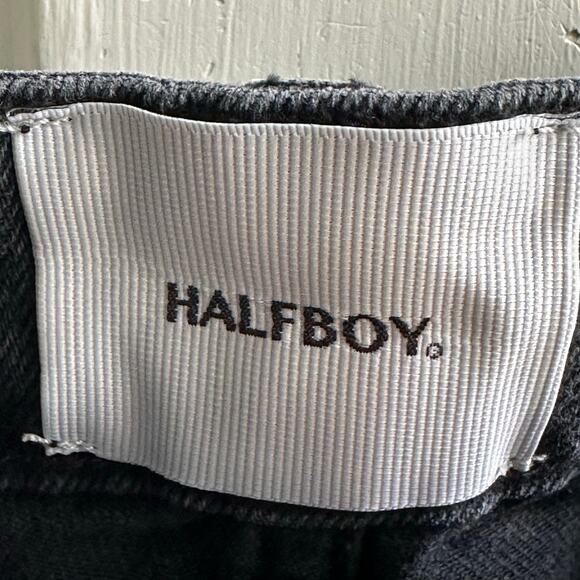 HALFBOY Denim Shorts Black NWT - Picture 9 of 14